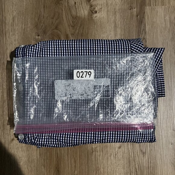 Urban Touch Plum, Blue & White Gingham Check Long Sleeve Button-Down Shirt SZ L - Picture 8 of 9